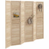 Homcom 6 Panel Folding Room Divider Privacy Screen Indoor Home Decoration