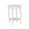 Rainbow Chairside Table - White