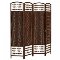 Homcom Folding Room Divider 5.6 Ft Privacy Screen Panel