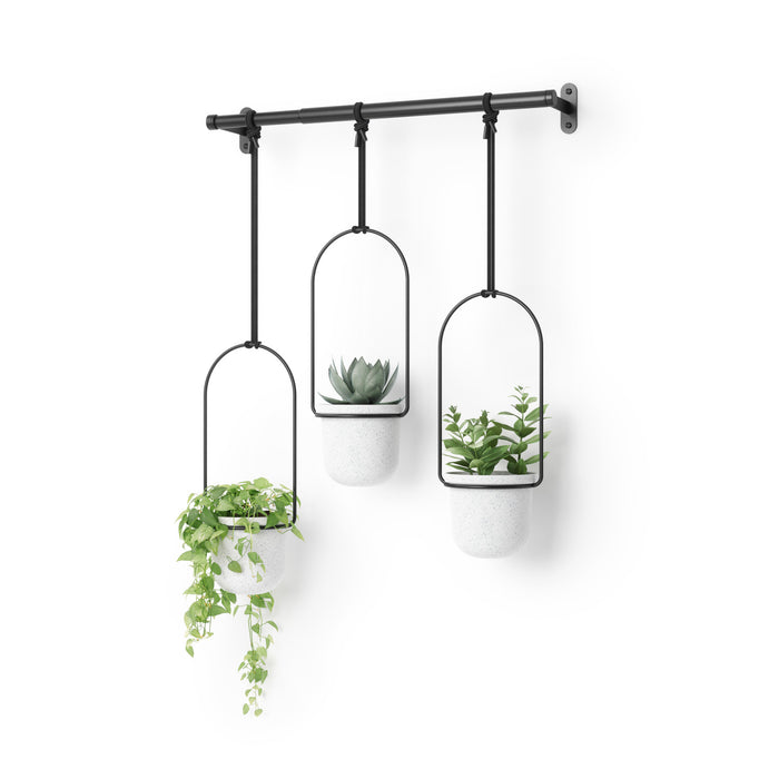 Umbra Triflora Hanging Planter - White