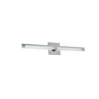 Dainolite Soho LED Vanity Light 22w Polished Chrome Finish White Acrylic Diffuser Lamp