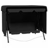 Outsunny 3-Seater Patio Swing Cover, 85\" x 61\" x 59\", Black