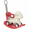 Qaba Rocking Horse, 4 In 1 Baby Ride On Horse, Push Car, Sliding Car With Detachable Balance Board & Push Handle, For 2-5 Years, Red
