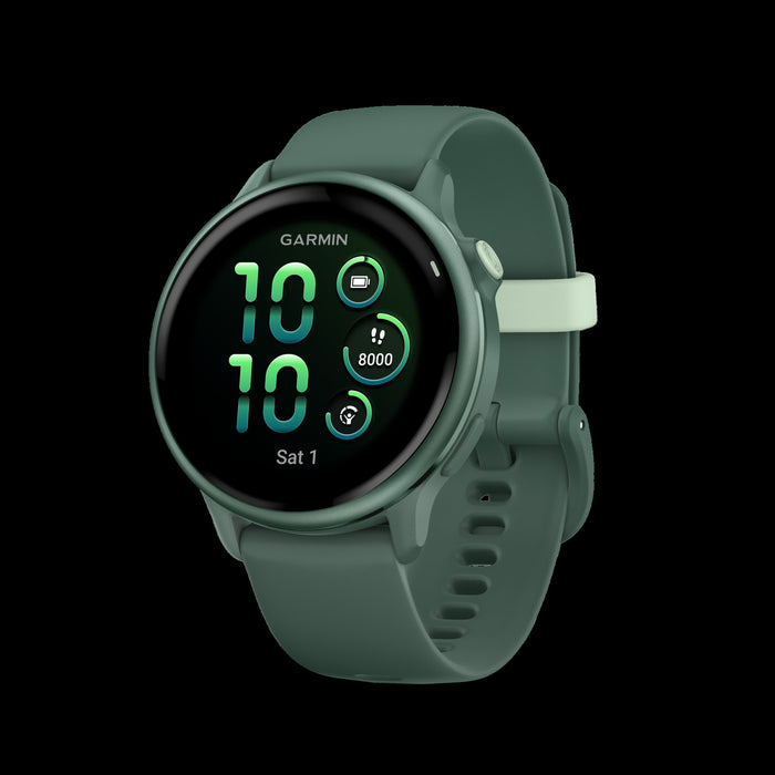 Garmin Vivoactive 6 Jasper Green Training Smartwatch - Performance Wearable, Garmin Coach, Strength HIIT, Mobility Exercises, Wheelchair Workouts