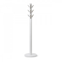 Umbra Modern Wood Flapper Coat Rack - White