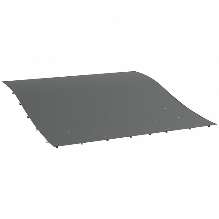 Outsunny Replacement Pergola Canopy For Outsunny 84c-038 Series, Dark Grey