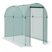 Outsunny 4' X 8' Plant Protection Tent Crop Cage With Door, Green