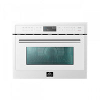 Forno Oliena Espresso White 24-Inch Built-In Microwave, 1.6 Cu.Ft. - FMWDR3093-24WHT 