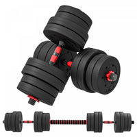 Soozier 66lbs Adjustable Dumbbells Weight Set for Body Fitness