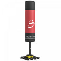 Soozier Freestanding Punching Bag for Adults, Boxing Bag w/12 Suction Cups