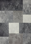 Florence Grey Faded Squares Rug, 5'3\" x 7'4\" Indoor Area Rug