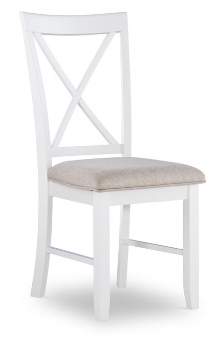 Jane Fabric Brown Dining Chair - Set of 2