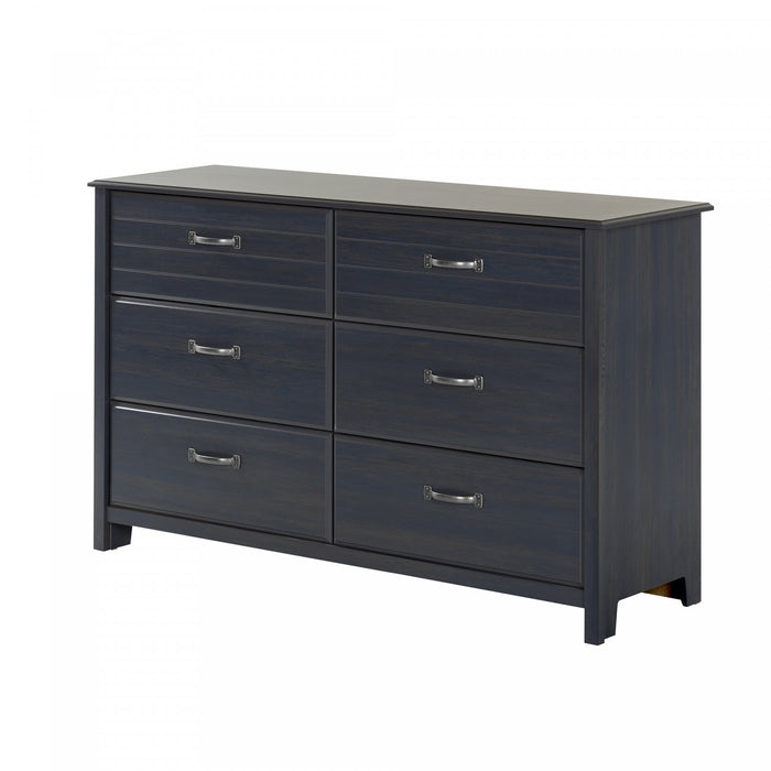 Ulysses 6-drawer Dresser - Blueberry 