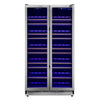 Forno Vernazza 40\"Side-by-Side Dual Zone Wine Cellar, 25.07 cu.ft Capacity, Stainless Steel- FWCDR6642-40S