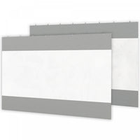 Outsunny Pergola Curtains With Large Windows For 10' X 10' Pergola, 2 Pack