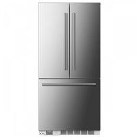 Forno Rivestito 36 Inch Stainless Steel French Door Refrigerator, Energy Star Certified - FFRBI1811-36 