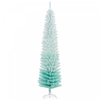 Homcom 7ft Pencil Artificial Christmas Tree With 500 Branches