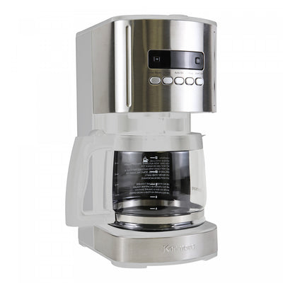 Kenmore 12-Cup Programmable Coffee Maker White - KKCM12W|Cafetière programmable Kenmore de 12 tasses, blanche - KKCM12W