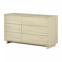 Noah 6-Drawer Dresser Bleached Oak - South Shore 