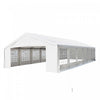 Outsunny 40' X 20' Large Outdoor Party Event Tent Patio Gazebo Canopy With Removable Sidewall, White