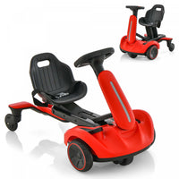Costway 6v Kids Ride On Drift Car Electric Drifting Go Kart For Kids With 360° Spin Red
