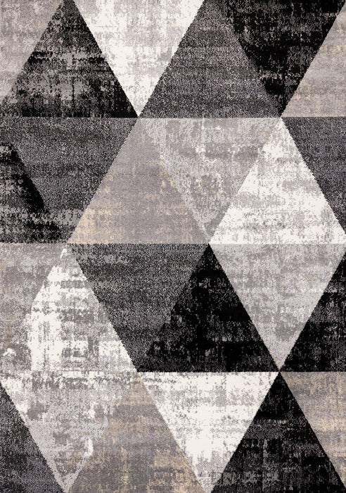 Covington Distressed Triangles Area Rug - 6'7\" x 9'10\"