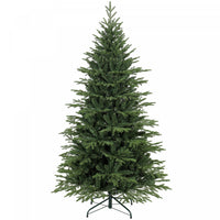 HOMCOM 6ft Artificial Christmas Tree with Foldable Metal Base, Green