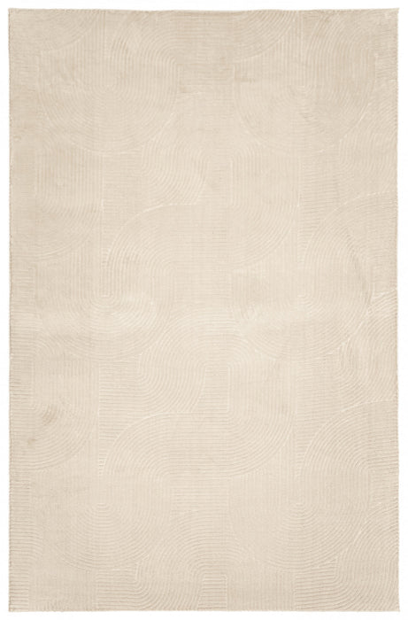 Elion Contemporary Cream Washable Rug 8'0\" x 10'0\" Indoor Area Rug