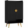 HOMCOM Narrow Shoe Cabinet for Entryway Shoe Storage Cabinet with Storage