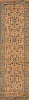 Lynda Traditional 2'3\" x 7'6\" Runner Rug in Ivory Indoor Area Rug