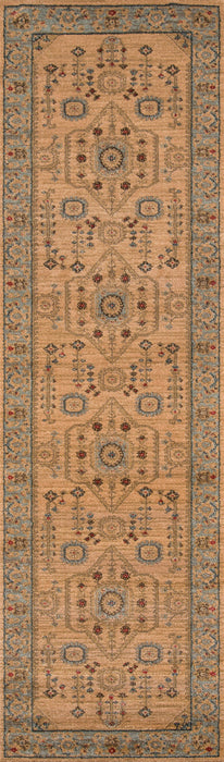 Lynda Traditional 2'3\" x 7'6\" Runner Rug in Ivory Indoor Area Rug