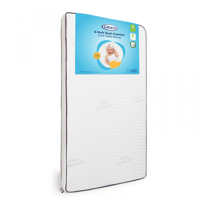Graco Dual Comfort 6-Inch Foam Crib and Toddler Mattress