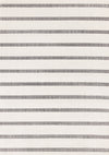 Covington Grey White Striped Rug, 7'10\" x 10'6\" Indoor Area Rug