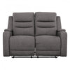 Preston 54 in. Upholstered Power Reclining Loveseat - Grey | Causeuse inclinable electrique Preston de 54 po rembourree - Gris