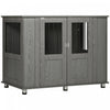 Pawhut Dog Crate Furniture With Lockable Magnetic Door, Adjustable Feet, Indoor Dog Kennel End Table For Extra Large, Medium & Small Dogs, Grey