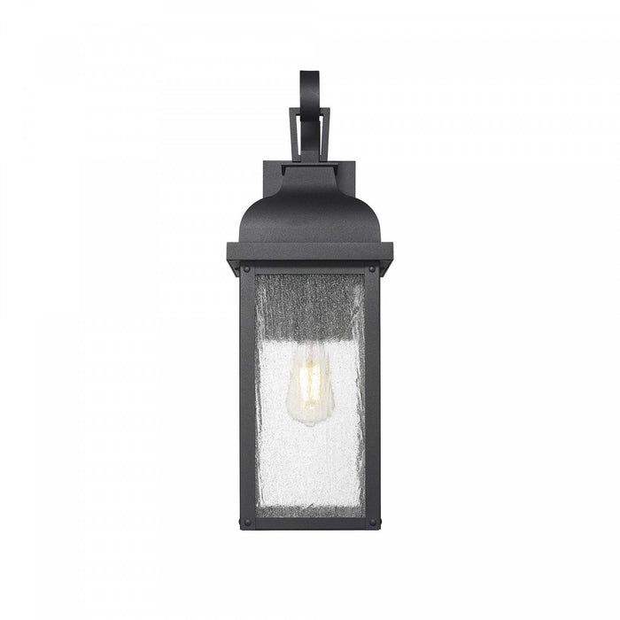 Madrid 1 Light Outdoor Wall Sconce 17.5\", Black