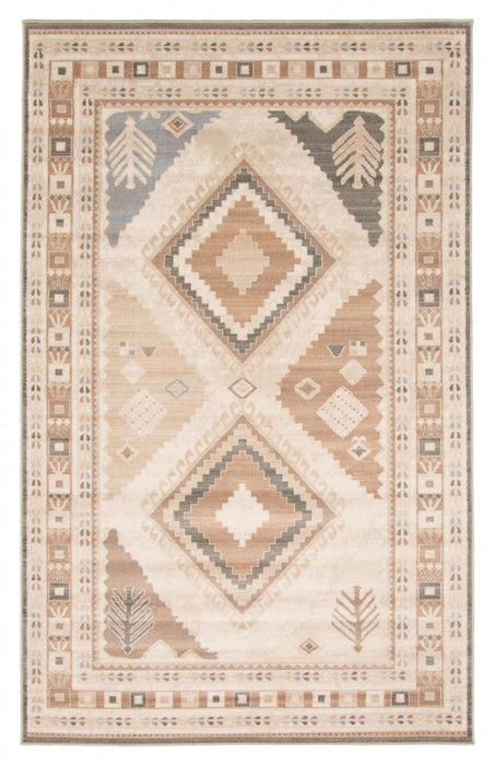 Lia Ivory Area Rug - 5'0\" X 8'0\"  