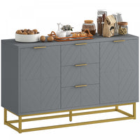 HOMCOM 3-Drawer Storage Cabinet Sideboard for Dining Room, Living Room