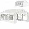 Outsunny 20'x13' Heavy Duty Party Tent, Carport Garage Canopy, White