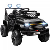 Qaba 12v Powered Ride-On Truck Car, Electric Car For Kids With Remote Control, Openable Doors, Sprin