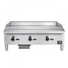 FORNO Commerciale 36 Inch Gas Griddle, 3 Burners, 90,000 BTUs, Stainless Steel - FCMGG0055-36
