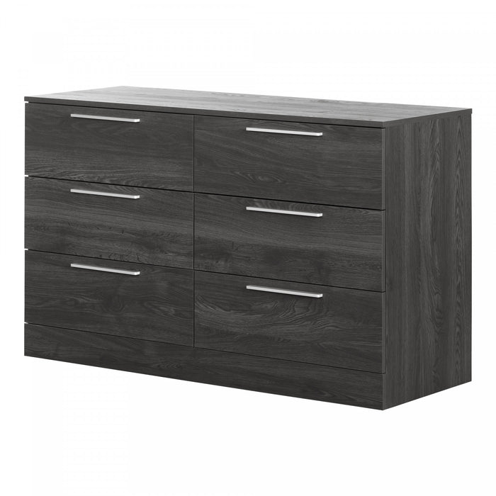 Step One Essential 6-drawer Dresser - Gray Oak