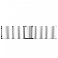 Pawhut Dog Playpen Indoor, Foldable Pet Fence Puppy Pen For Small Medium Dogs With Door, 5 Panels, 2