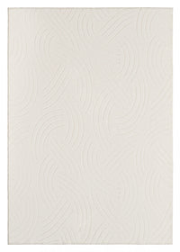 Pelo Diamond Cream Washable Shag Area Rug 5'x7' Indoor Area Rug