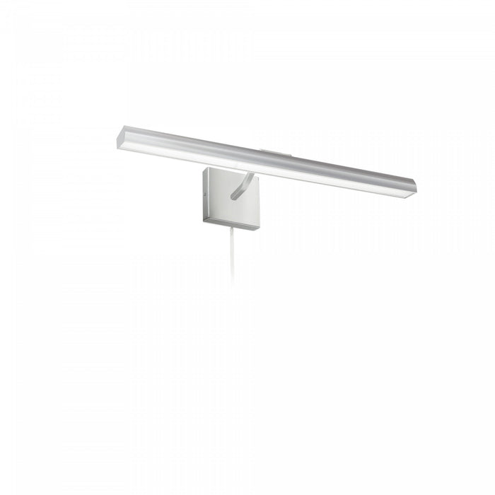 Dainolite Leonardo 24\" Picture Light 30w Satin Chrome With Frosted Glass Diffuser Lamp