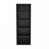Rivington Modern 28\" Open Bookcase in Black