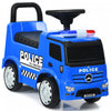Costway Kids Ride On Push Police Car Licensed Mercedes Benz Push And Ride Racer