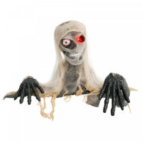 Homcom Halloween Animated Mummy, Half-body Scary Halloween Decoration