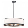 High Street 4 Light Chandelier 24\", Black