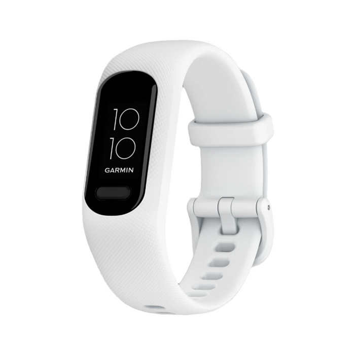 Garmin Vivosmart® 5 Gps Smartwatch - Fitness Tracker With Black Case And White Silicone Band
